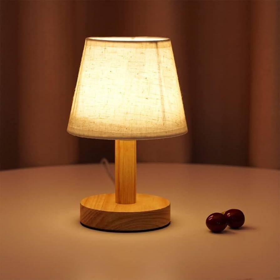 Simple Bedside Lamp for Warm Lighting